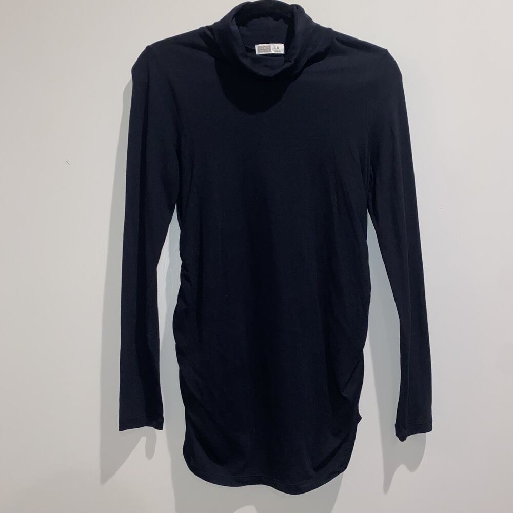 OLD NAVY Maternity Small Cowl Neck Black Sweater Fall Winter Long Sleeve Shirt